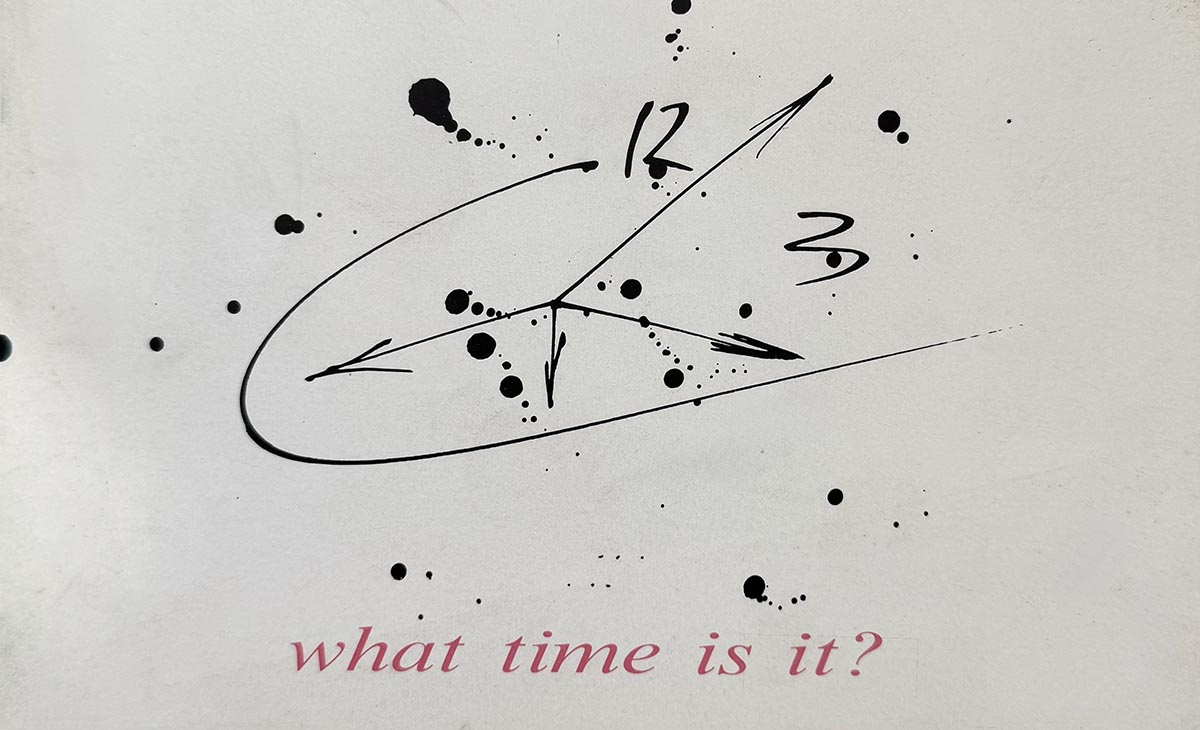 what time is it! — catalogue d'exposition